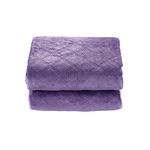 CREVENT Lightweight Super Soft and Cozy Baby Blanket,Fleece Blanket for Girls,Kid,Toddler,Newborn.(76X102CM Purple)