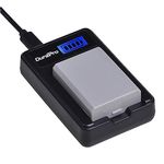 DuraPro 1Pc LP-E5 LP E5 Battery + LCD USB Charger Replacement for Canon EOS 450D 500D 1000D Kiss F X2 X3 Rebel XS XSi T1i Digital Cameras