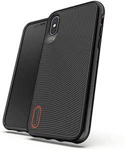 Gear4 Battersea Hardback Case with Advanced Impact Protection [ Protected by D3O ] with Reinforced Back Protection, Slim Design - Made for Apple iPhone Xs/X - Black