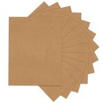 24 Sheets Kraft Paper Brown Cardstock 8.5 x 11, Goefun 80lb Card Stock Printer Paper for Invitations, Menus, Crafts, DIY Cards