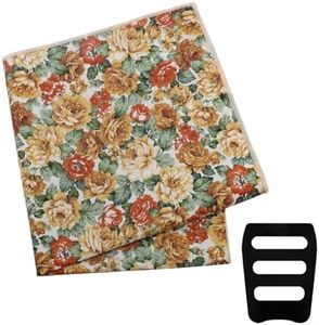 GHTIYLP Floral Pocket Squares for Men with Holder Printed Flower Mens Handkerchief Cotton Suit Pocket Hanky for Wedding (Wildflower Painting)