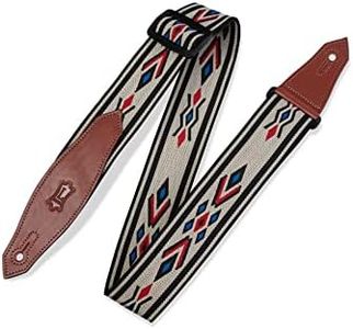 Levy's Leathers Woven Guitar Strap, 2-Inch Wide, Multicolor