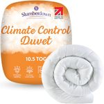 Slumberdown Climate Control Double Duvet - 10.5 Tog All Year Round Temperature Regulating Quilt Ideal for Summer & Winter - Soft Touch Cover, Hypoallergenic, Machine Washable, Size (200cm x 200cm)