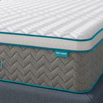 Serweet 12 Inch Bamboo Charcoal Memory Foam Hybrid Queen Mattress - 7-Zone Pocket Innersprings for Motion Isolation -Heavier Coils for Durable Support -Medium Firm -Made in Century-Old Factory