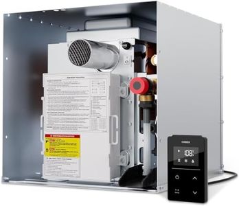 ORBEK ORBEK 60,000 BTU RV Tankless Water Heater, Ideal for RV Families & Campers, Propane Gas On-Demand Instant Hot Water Heater, 12V, CSA Certificated, with Controller, Compatible with all RVs