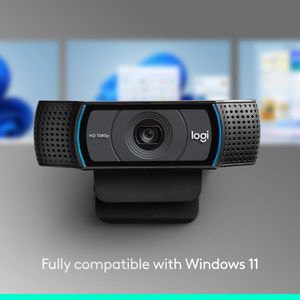 Logitech C920 HD Pro Webcam – Full HD 1080p Video Calling