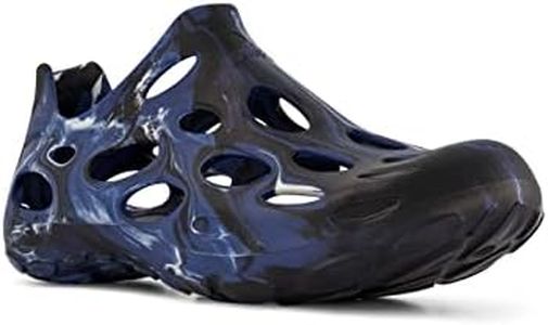 ZeroXposur Mens Aqua Moc - Mens Water Shoes Using Algae-Based EVA - Garden Shoes - Swim Shoes - Aqua Shoes for Men, Navy Swirl, 11 Women/9 Men