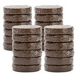 The Cat Ladies Coco Coir Potting Soil Disks - Organic Soils for Indoor or Outdoor Planting - Grow Plants from Seed - Growing Coconut Coir Brick Disk - Use with Compost - 24 Pack