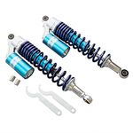 Mallofusa 13.5¡± 340mm Pair Motorcycle Spring Shock Absorber Suspension Universal Fits Honda Yamaha Kawasaki ATV Go Kart