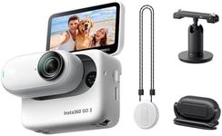 Insta360 GO 3 64GB – Vlogging Camera for Creators, Vloggers, Mini Action Camera with Flip Touchscreen, Light and Portable, Hands-Free POV, Mount Anywhere, Stabilization, Remote Preview, Waterproof
