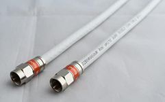 White RG6 Quad Shield Coax F-Type Male Cable | TV | Antenna | Satellite | NBN | Foxtel 0.5m-50m (20.0m)