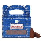 ETHNICITI Satya Genuine Nag Champa Backflow Incense Cones - 24 Cones 1 Pack (Nag Champa)