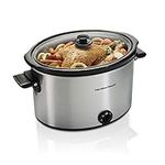 Hamilton Beach 10 Quart Slow Cooker, Stainless Steel, 33190F