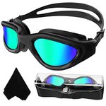 Adult Swimming Goggles,Polarized Open Water Goggles Swimming Anti Fog UV Protection No Leakage Clear Vision Easy to Adjust for Adults Men Women Teenagers