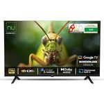 NU 80 cm (32 Inches) New 2025 Borderless Series 720p HD QLED Smart Google TV LED32QUGNX