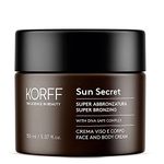 Korff Korff Sun Secret Super Tan Sun Cream for Face and Body Sublimation Tanning Cream DNA Formula Safe Complex Formula Soft Texture 150ml - 220g