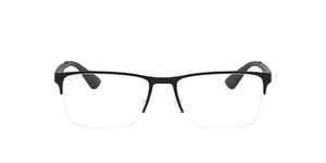 Ray-Ban Unisex Clear Lens Rectangle Frames - 0RX6335