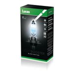 Lucas LightBOOSTER Black Edition H7 Upgrade Bulbs (Twin Pack), 12v, 55W, H7, PX26d