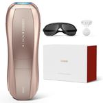 Ulike Laser Hair Removal, Air 10 IPL Hair Removal for Women and Men, 65°F Ice-Cooling Contact, Dual Lights, Skin Sensor & SHR Mode* for Nearly Painless, Effective & Long-Lasting Hair Removal from Home