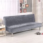 Thick Plush Futon Cover Stretch Arm