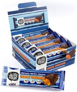 Yubi Choc Orange - 12 Pack - Protein Bars - 99 Calories, High Protein, High Fibre, Low Sugar, Gluten Free and Dairy Free - Healthy Snacks/Nutrition Bar - Chocolate Bars - 420g