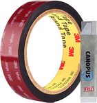 CANOPUS Professional Double Sided Tape Heavy Duty, 3M VHB 5952 (24mm x 2.75m) Waterproof Double Sided Tape 3M Number Plate Tape, Industrial Double Sided Tape for Automotive, Indoor and Outdoor use
