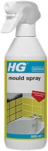 HG Mould Spray & Remover for Kitchen / Bathroom Tiles, Grout & Sealer 500ml (1 Spray)