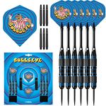 Bullseye Brass Steel Tip Darts Set | Gift Set | 2 Sets of Darts (D1166)