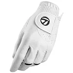 TaylorMade Stratus Tech Glove (White, Left Hand, Medium), White(Medium, Worn on Left Hand)