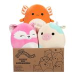 Squishmallow Official Kellytoy Plush 8" Plush Mystery Box Three Pack - Styles Will Vary in Surprise 8" Plush Box That Includes Three 8" Plush