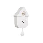 Karlsson House Cuckoo Clock-White, ABS, 27,5 x 27,5 x 5