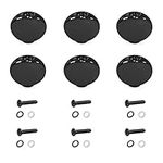 MAXCHEER 6PCS Small Oval Metal Guit