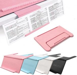 Asaint Mahjong Card Holder for Table, Under Mat Slide-in Stand for American Mahjong, Foldable 3D Printed Angled Viewing Rack, Space Saving Mahjong Card Holder
