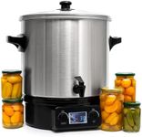 24.5QT Electric Water Bath Canner & Electric Pressure Canner - Digital LCD Display, Adjustable Temp 86-212°F & Timer 20-120 Min for Canning, Preserving, Making Jams, Sauces, Pickles, Soups