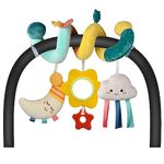 Car Seat Toys Infant Toys 0-3 Months Newborn Toys Stroller Toys Baby Toys 0-3 Months, Baby Toys 0-6 Months for Crib Mobile Bassinet with Rattles Jingle Mirror Teether for 0 3 6 9 12 Boys Girls Babies