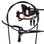 Chooee Bicycle Hydraulic Disc Brake Set,Mountain Bike Rear Disc Brake Left Rear 1450mm. Black