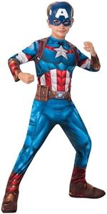 Rubie's Garçon Déguisement Captain America, Bleu, XS - 3 à 4 ans - 90 à 104 cm