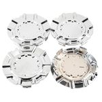 GTownWorks Wheel Center Caps for Chevrolet Silverado 1500#22871243 with 20" 10 Spoke, 4 Pack Chrome Center Cover Replacement for Rim