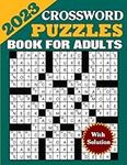 2023 Crossword Puzzles Book For Adu