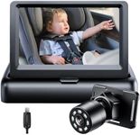 Itomoro Baby Car Mirror, View Infant in Rear Facing Seat with Wide Crystal Clear View,USB Easy Install baby car monitor 1080p
