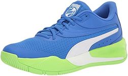 PUMA Men's Triple Basketball Shoe, Bluemazing-Green Glare, 11 UK