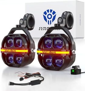 Future Eyes X100 LED Motorcycle Fog Lights Auxiliary Lights Driving Lights