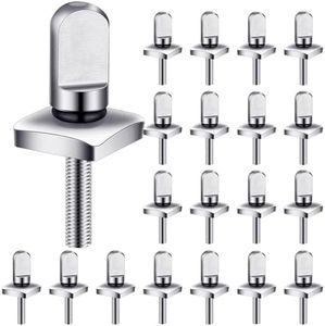 Gisafai 20 Pcs 316 Stainless Steel Fin Screw SUP Fin Screw with O Rings for Longboard SUP Paddleboard Surfboard Surfing Accessories