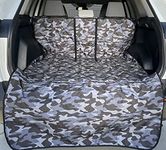 4Knines SUV Cargo Liner for fold Down Seats 60/40 Split and armrest Pass-Through Compatible USA Based Company Large Camo