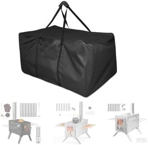 Aidetech Hot Tent Stove Carry Bag Fits for AVOFOREST/for UNDUSLUY, Heavy-Duty Universal Carrying Storage Bag for Wood Burning Stove for Outdoor Heating & Cooking - 16"L x 8"W x 10"H