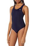 TYR Sport Women's Durafast Elite Solid Maxfit Swimsuit (Navy, Size 36)