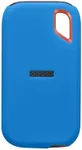 kwmobile Silicone Case Compatible with Sandisk E61 SSD (not for E81) - Case Protective Cover for SSD Drive - Blue