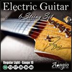 Adagio Pro ELECTRIC GUITAR Strings - Gauge 10 - Light Nickel 10-46 String Pack/Set Ball Ends .010 - .046