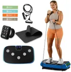 LifePro Rumblex 4D Vibration Plate Exercise Machine - Triple Motor Oscillation, Linear, Pulsation + 3D/4D Vibration Platform - Whole Body Viberation Machine for Home for Weightloss and Shaping