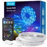 Govee Smart LED Light Strips, 32.8ft WiFi LED Strip Lights Work with Alexa & Google Assistant, App Control LED Lights for Halloween, Home, Kitchen, Party, 2 Rolls of 16.4ft (Only 2.4G WiFi Supported)